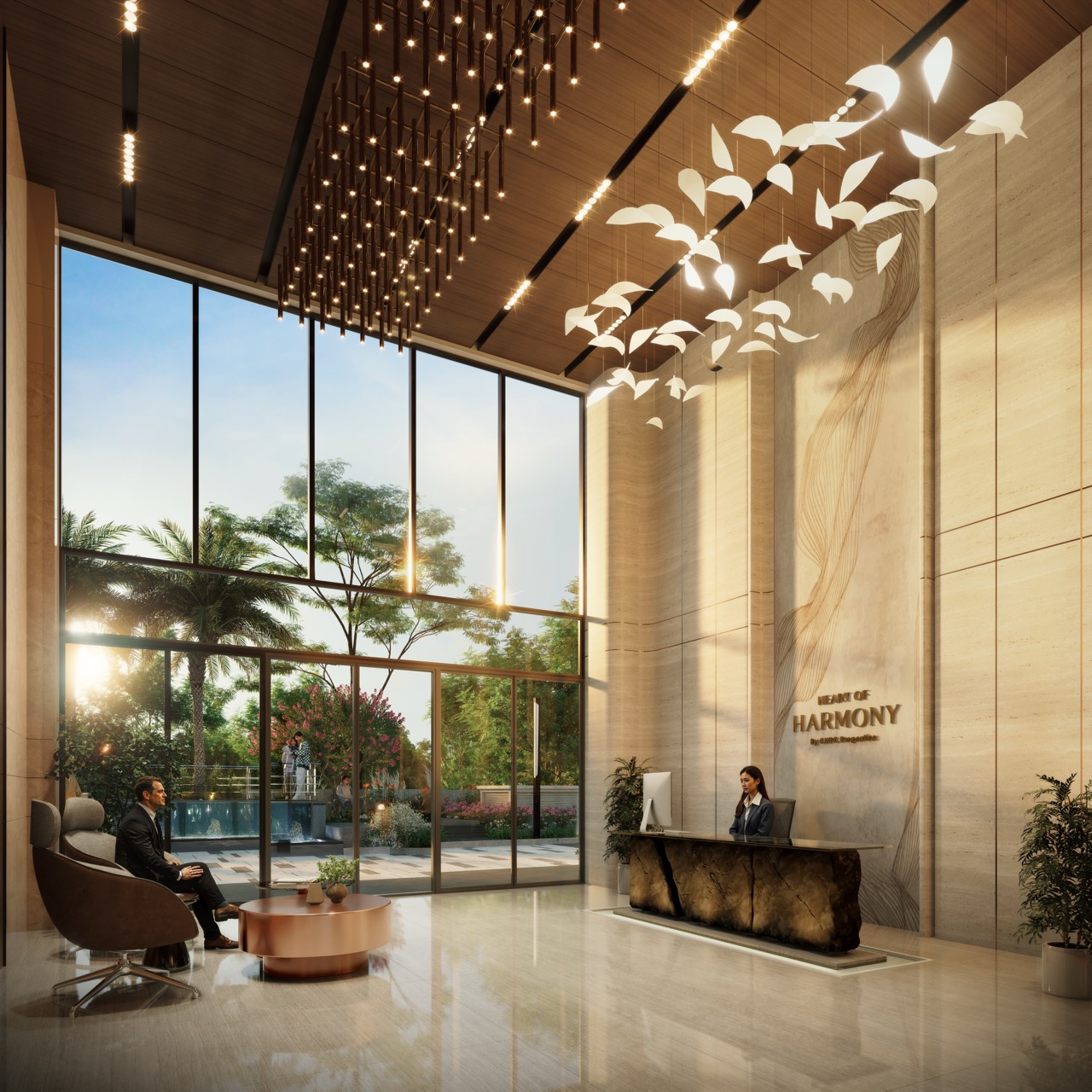 Grand Double-Height Lobby